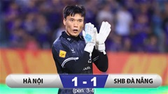 Kết quả Hà Nội 1-1 (pen 3-4) Đà Nẵng: Bùi Tiến Dũng toả sáng ở luân lưu, Hà Nội bị loại sớm